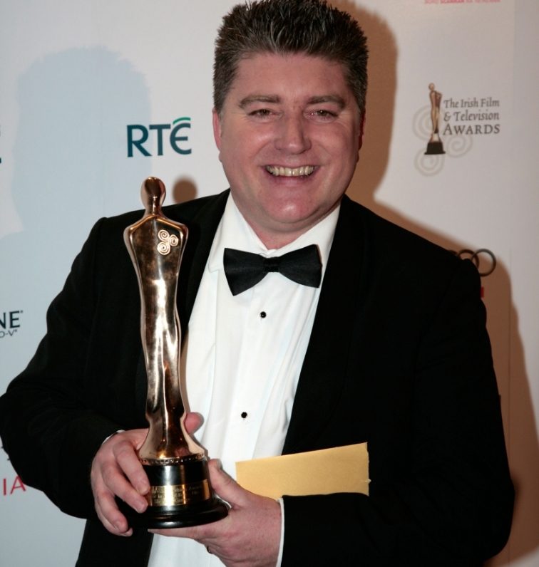 Pat Shortt Receiving his IFTA