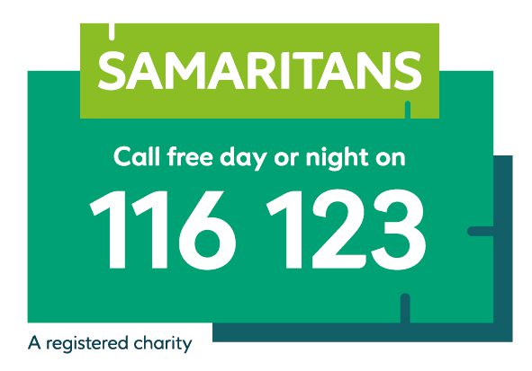 Samaritans number lock up